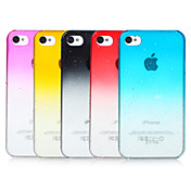 Διάφανη Πίσω Θήκη για iPhone 4/4S με Φούσκες που Βαθμιαία αλλάζουν χρώμα (Διάφορα Χρώματα)